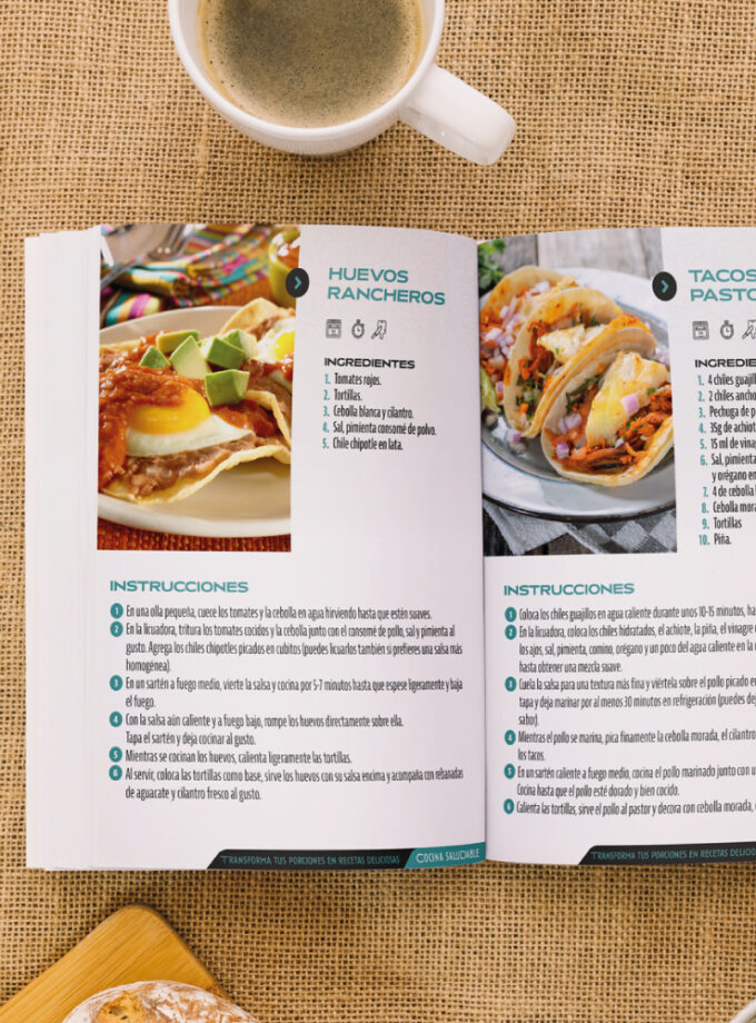 Recetario Digital - Cocina Saludable: Rápido y Fácil
